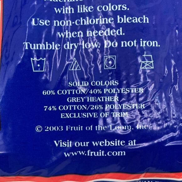 VTG NWT 2003 Fruit of the Loom Men’s Size XL Thermal Bottoms/Underwear Lot of 2 - Picture 3 of 5